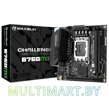 Материнская плата Maxsun Challenger B760ITX D5 картинка 6
